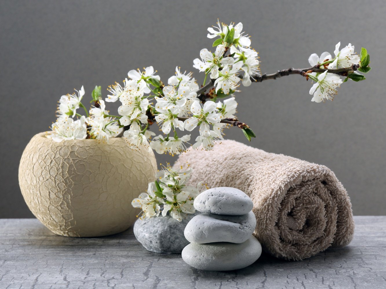 towel for holistic massage