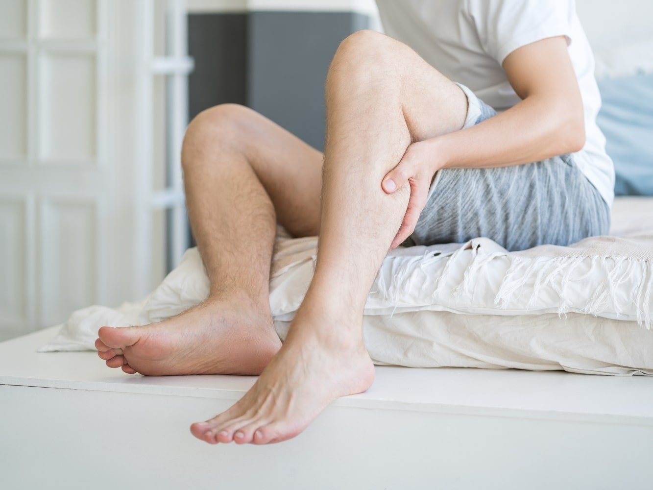 man met myositis in benen