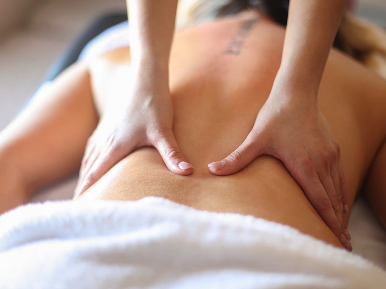 massage du dos