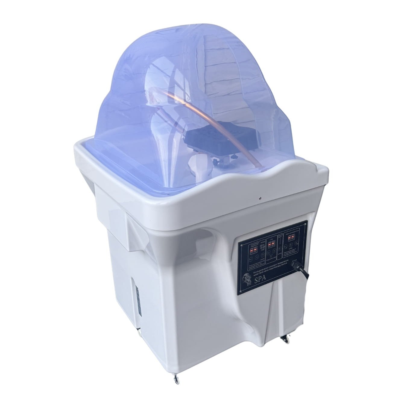 Mobiele head spa bank in salonopstelling