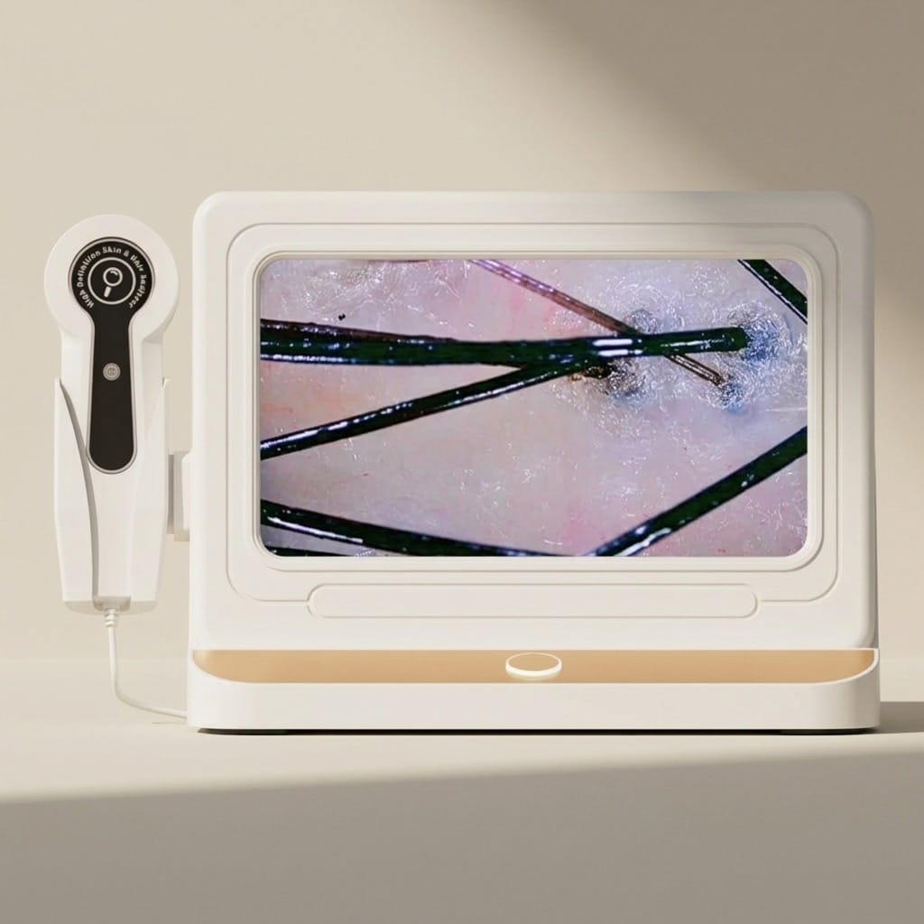 Hoofdhuid Analyse Apparaat met zoomcamera voor scalp-analyse in de salon