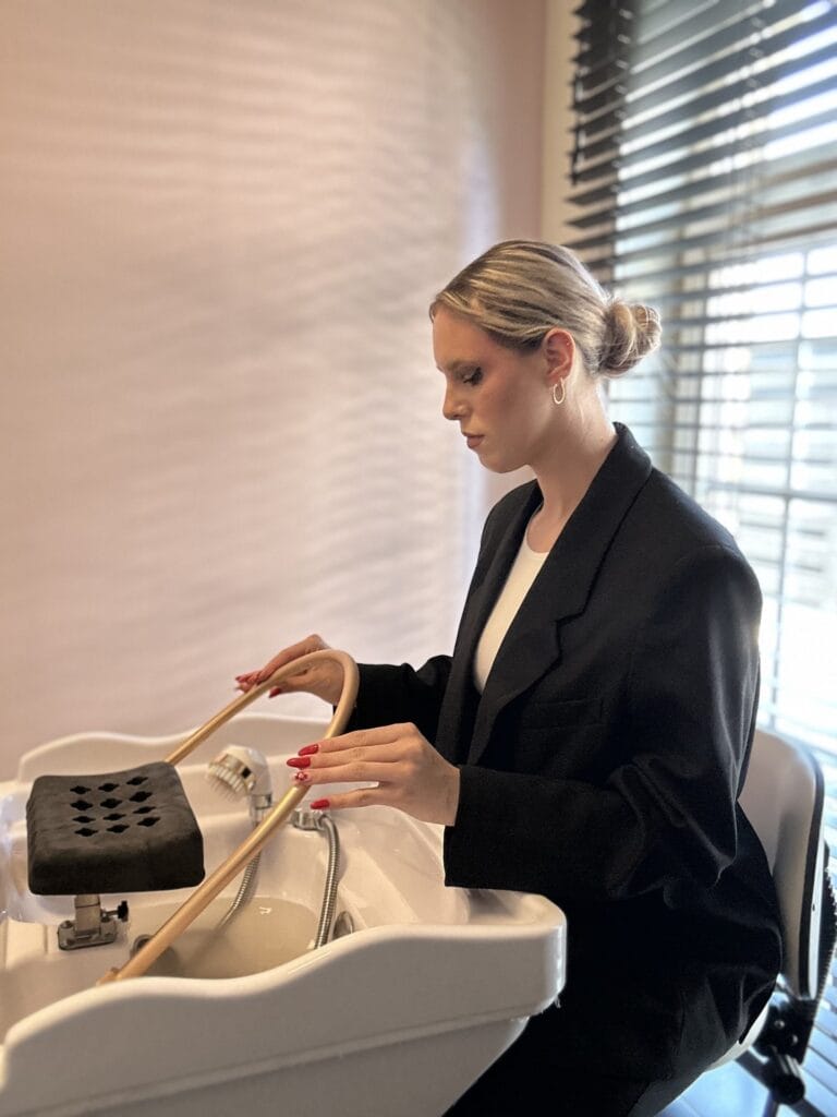 Head Spa behandeling in de salon